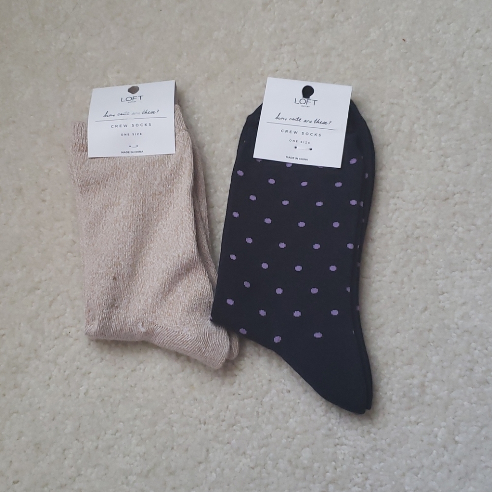 loft crew socks